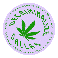 DallasCountyDemocraticParty dcdp dallascountydemocraticparty dallasdemocrats dallas county democratic party Sticker