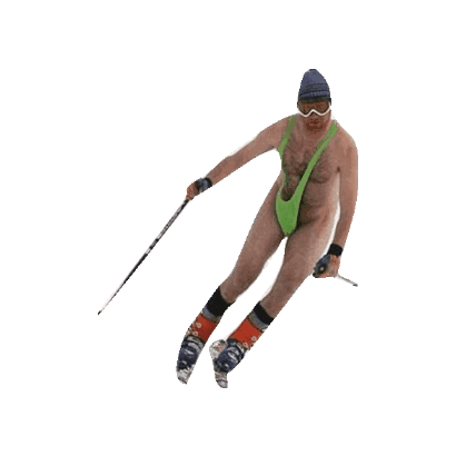 telesqui snow ski nieve Sticker