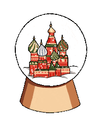 New Year Snow Sticker