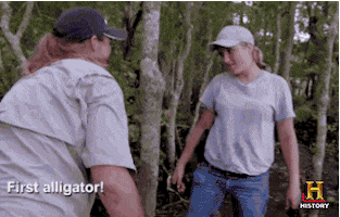 alligator yes GIF by Swamp People