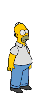 simpsons STICKER