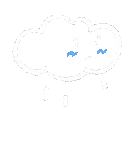Rain Cloud Sticker