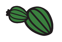 Cactus Sticker by Stellar Factory