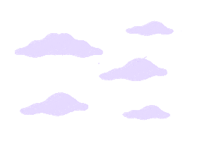 Just Like Heaven Clouds Sticker