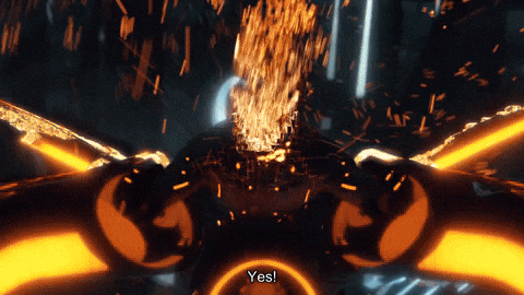 Tron Legacy Yes GIF by Goldmaster