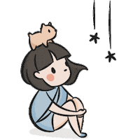 Sad Good Night Sticker by Mimochai