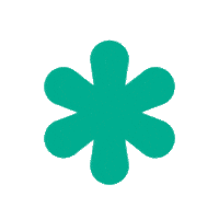 Asterisk Reunite Sticker by Shopify