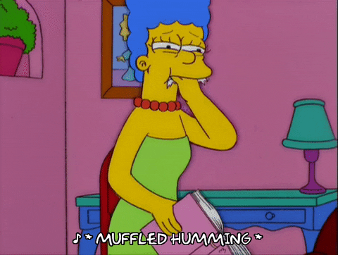 marge simpson eating GIF