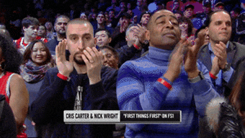 Cris Carter Clap GIF by NBA