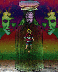 woman disappear GIF by RetroCollage