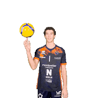 MHSCVB volleyball volley montpellier mhscvb Sticker