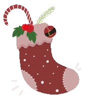 Christmas Santa Sticker by Flying the Nest