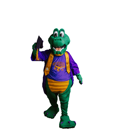 Mascot Graduating Sticker by San Francisco State University