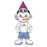 Laugh Out Loud Sticker by Zhot