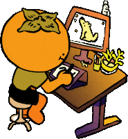 Art Dog Sticker