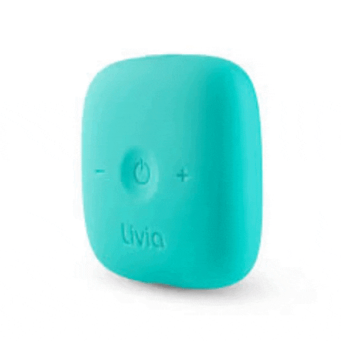 MyLivia livia myliviaofficial mylivia period cramps blue green menstrual GIF