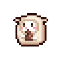 Pixel 8Bit Sticker