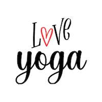 Agarayoga love yoga yogalove yogalover Sticker
