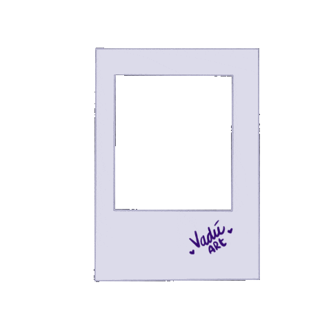 artvadu giphyupload frame polaroid marco Sticker