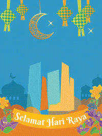 Raya Happyeidmubarak GIF by DBS Bank Ltd