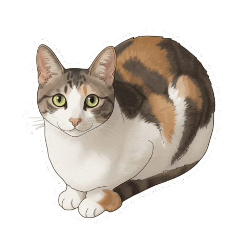 Cute Cat Sticker