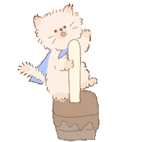 Cat Chocolate Sticker by koimoffee