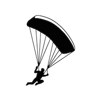 Paraquedas Sticker by Skydive Maia Paraquedismo