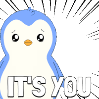 Angry Its You Sticker by Pudgy Penguins