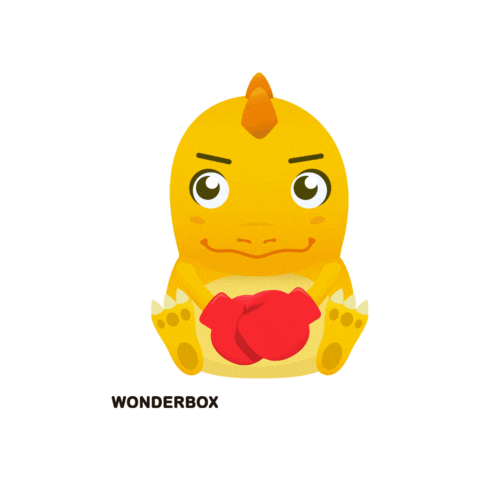 Dinosaur キャラクター Sticker by wonderlab