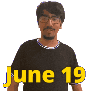 June 19 Sticker