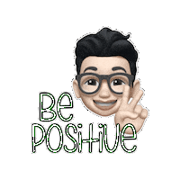 Be Positive Sticker