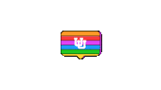 Happy Rainbow Sticker by The University of Utah Asia Campus