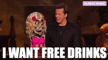 valentines day drinks GIF by Jeff Dunham