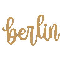 Typography Berlin Sticker
