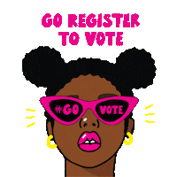 Voting Elections 2020 Sticker by #GoVote