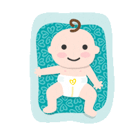 PampersBNL baby mom mother dad Sticker