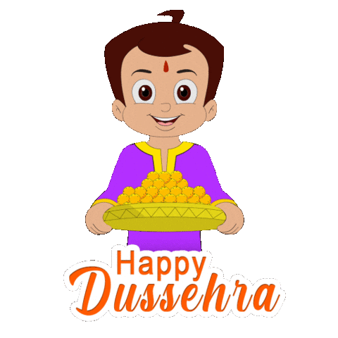 Durga Puja Navratri Sticker by Chhota Bheem