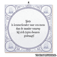 Netherlands Trots Sticker by Tegelspreuken.nl