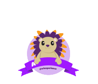 SRI_Experience team sri hoggy the hedgehog sri mascot hoggy the mascot Sticker