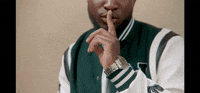 DukeRecords shut up shh shhh rnb GIF
