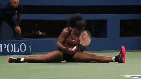 Serena Williams Yes GIF by US Open