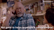 Eavesdropping Phone Call GIF by Kim's Convenience