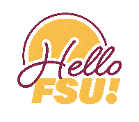 Gold Garnet Sticker by Florida State University