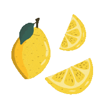 nchaibpaget summer yellow fruit fruits Sticker