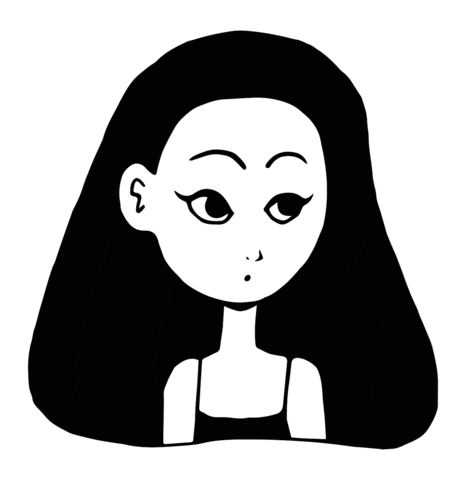 sticker gal by andie