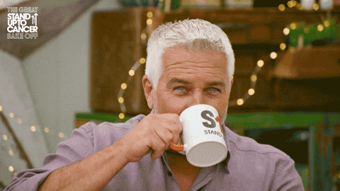 Tea Celebrity GIF by The Great British Bake Off