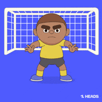 Goalkeeper Save GIF by OneFootball Heads