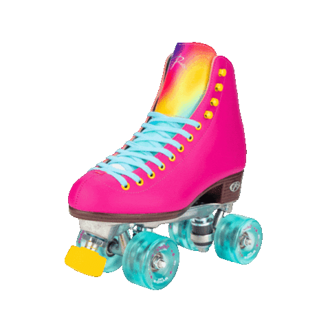 Pink Skating Sticker by Riedell Skates