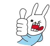 rabbit nikuqworks Sticker