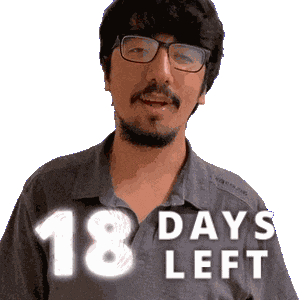 18 Days Sticker
